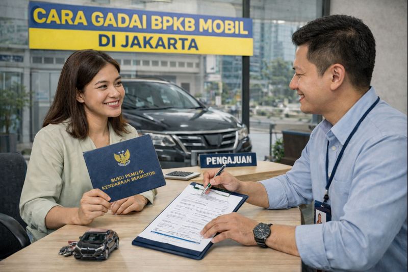 Proses cara gadai BPKB mobil di Jakarta secara aman dan legal dengan konsultasi langsung