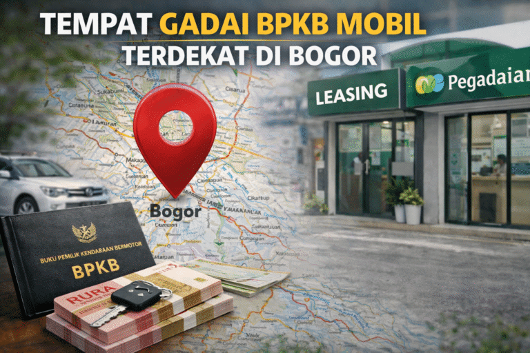 Seorang warga Bogor sedang melakukan proses verifikasi dokumen identitas untuk pengajuan layanan gadai bpkb mobil terdekat di bogor proses cepat yang resmi dan aman